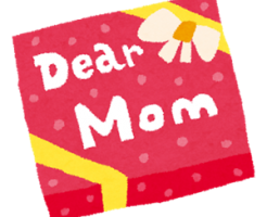 母の日のメッセージカード